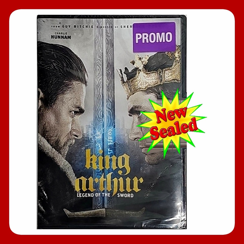 King Arthur Legend Of The Sword DVD Warner Bros‎ New Sealed Action Film 2017